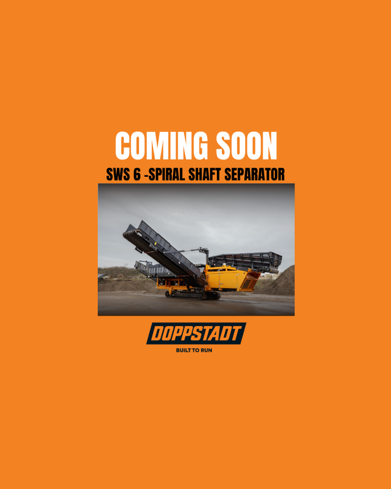 Doppstadt SWS 6 Spiral Shaft Separator Coming Soon to Doyle Machinery